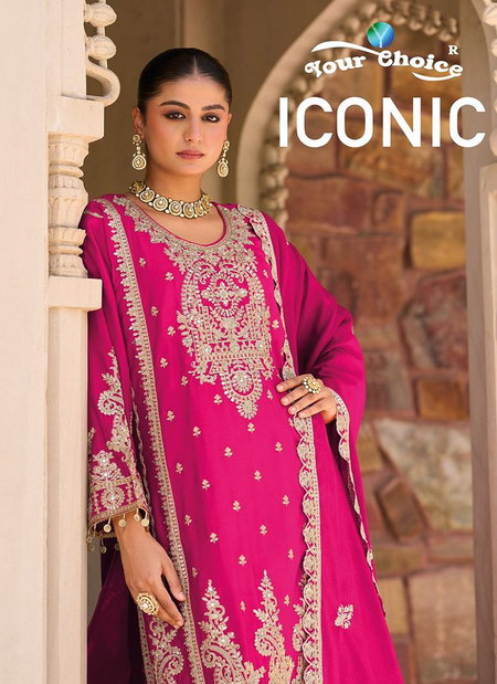 Iconic By Your Choice Designer Chinon Salwar Suit Wholesalers In Delhi